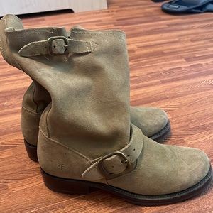 Frye suede booties size 6